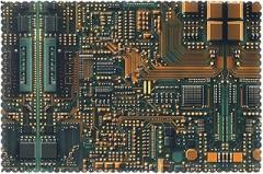 Circuits on Electronic Boards Printed Placemat Set (6 Pieces), Kitchen Placemats, Suitable for Dining Room Decoration and Everyday Dining