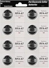 RFA-67 6 Volt Replacement Battery Long-Lasting & High Capacity Compatible with PetSafe Electronic Collars Pack of 8