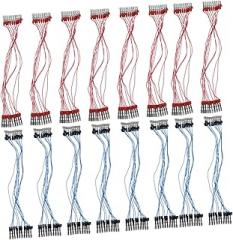 20pcs Copper Wire Alligator Clip Testing Wires Clips for Electronic Circuit Connections for Students and Experiments