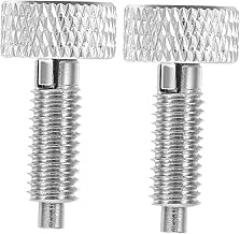LIFKOME 2Pcs Knurled Handle Spring Plunger Quick Release for Machinery Electronics Easy to Use Precision Tuning Efficiency Improvement