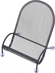 balacoo Metal Mobile Phone Holder with Business Card Organizer Versatile Desktop Stand for Cellphones for Home Office Travel Practical Friends and Family Black