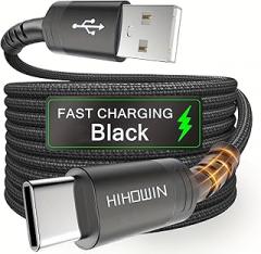 Generic Nylon Braided USB-C Fast Charging Cable, 39.4