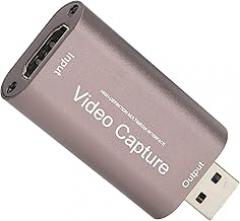 HD Multimedia Interface Video Capture Card, USB3.0 OBS Capture Box, 4K Input 1080P Output, HD Multimedia Interface to USB3.0 Video Recording Device for Gaming Live Streaming,