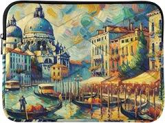 Laptop Sleeves 13, 13.3, 14 Inch Venice Colorful Painting Protective Case with Zipper Portable Electronic Device Cover