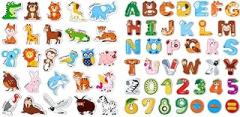 JoyCat Wooden Magnets for Kids – 26 Cute A-Z Animals Fridge Magnets for Toddlers + Magnetic Letters and Numbers Fridge Magnets