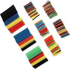 328Pcs Heat Shrink Tubing Kit Assorted Electrical Cable Sleeve High Temperature Resistant Insulation Wrap for Automotive Wiring and Electronic Applications