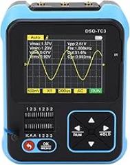Handheld Digital Oscilloscope with Keypad Design Multi Interface Screen Display, 3 in 1 Portable Oscilloscope with Electronic Component Tester PWM Generator (Standard)