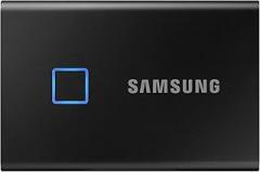Samsung T7 Touch Portable SSD 2TB,up to 1050MB/s, USB 3.2 External Solid State Drive, Black (MU-PC2T0K/WW)