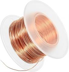 24 Gauge 130 Feet 99.9% Pure Soft Copper Wire 0.5mm DIY Jewelry Making Beading Wire for Gardening and Electronics Craft Projects