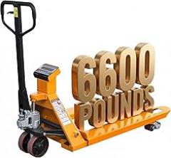 Pallet Jack Scale, 6600lbs Capacity, 45