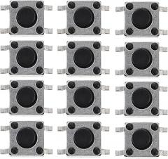 100pcs Tactile Push Button Micro Momentary Switch Assortment Kit for Electronic Projects Easy Installation Material Versatile Applications Reliable Circuit Board Replacement