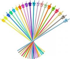 20pcs Mini Hand Pointers, Plastic Mini Teacher Pointers Finger Pointer Sticks Small Classroom Pointer Finger Stick for Kids Primary Kindergarten Teaching Reading (Macaron Color, Transparent)