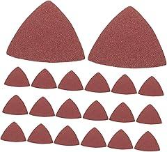 Healifty Professional Sandpaper Pad Grit Triangle Sandpaper for Electric Sander Flocking Material