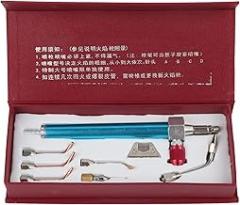 Oxygen Welding Soldering Gun Jewelry Torch with 5 Tips for Acetylene, Hydrogen, and Other Gases, Convenient for Jewelry Crafting and Electronics Repair