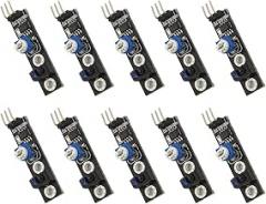 10pcs KY033 Line Tracking Sensoring Module Based TCRT5000 Sencoring for Electronic Projects and Obstacle Detection