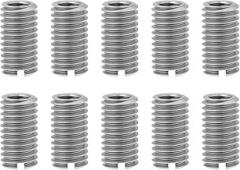 10Pcs M8x1.25 Male to M5x0.5 Female Insert Thread Adapters Sleeve Reducing Nut for Automotive Electronic Communications Computers