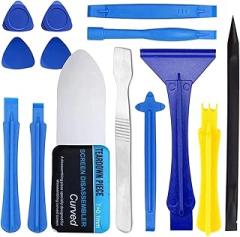 Spudger Pry Tool Kit 14 Piece Opening Tool, Plastic & Metal Spudger Tool Kit, Ultra-Thin Prying & Open Tool for Phone, Laptop, Pad, Cell Phone, Tablet, Computer, Electronics Repair
