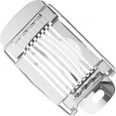 Milisten Egg Slicer Stainless Steel Handheld Egg Cutting Tool Kitchen Gadget Food Cutting Supply