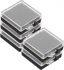 5pcs Anti-Static Storage Box with Transparent Lid for Electronic Components Durable Organizer for Parts and Chips