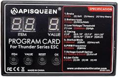Programing Card for RC Drone Airplane Model Electronic Speed Controller(Suit for 60A/80A/100A/120A Thunder Series ESC)