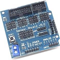 Electronic Sensors Shield V5.0 Sensors Expansion Board for Electronic of Robot Parts Blue PCB