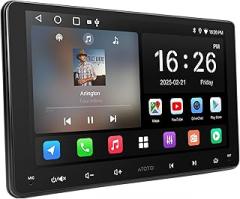 9 Inch Android Car Radio Double Din Wireless CarPlay&Android Auto, AI Car Stereo with Wi-Fi/Bluetooth/USB, GPS Tracking, 24 EQ&DSP, Mirror Link, 2G+32G, A5LG209T