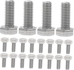 40pcs Stainless Steel Bolts Full Threaded Machine Screws for Furniture Automotive Electronics and Projects
