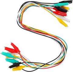 Alipis 10pcs Alligator Clips -Ended Insulated Wire Clips for Electronics Efficient Testing and Repair Compact and Portable Design for Soldering and Maintenance
