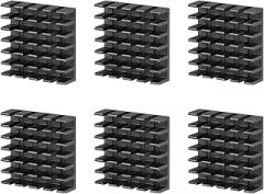 DMiotech 6 Pack 6x20x20mm Aluminum Alloy Radiator Electronic Cooler Radiator with Thermal Paste for MOS and IC Chip