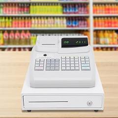 47 Keys Electronic Cash Register Drawer W/Key Pos 6 Digits LED Display Restaurant Retail,Used in Supermarkets, Wholesale Markets