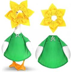 Sunflower Porch Goose Outfit Summer Spring Porch Goose Costume Fit 23