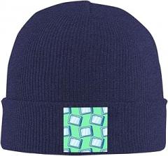 QIZYOQA Seamless Patterns for Electronic Tablets Beanie for Men Women Knit Cuffed Beanies Warm Winter Hat Skull Cap