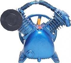 5.5HP Air Compressor Pump Head, 175PSI V-Type Twin Cylinder Air Compressor Pump Head Motor for Mechanical, Electronic Automotive Repair Industries