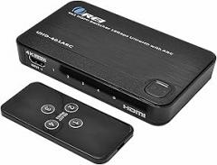 OREI 4 in 1 Out 4K HDMI Switch, 4K@60Hz 4:4:4 ARC Auto Switch EDID HDMI 2.0, 18Gbps, HDCP 2.2, Dolby Passthrough CEC, HDR10, Dolby Vision