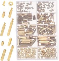 Housoutil M2 Machine Screws Assortment Kit 320pcs Hexagonal Standoffs for Electronics