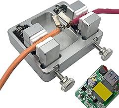 Soldering Clamp - Adjustable Table Wire Fixture, Temperature Resistant Jaw Stand, Circuit Board Mounting Tool, Electronics Assembly Gear, Professional Welding Grip, Heat-Proof PCB Holder