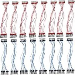 20pcs Copper Alligator Clip Testing Wires Connection Wires for Electronic Circuits Durable and Clips for Student Experiments and DIY Projects