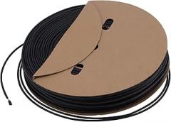 Heat Shrink Sleeve Single Wall Polyolefin Shrinkable Tube Kit Wire Protection Tubing 100 Meter Black 5.0mm Diameter for Electronic Equipment Home Wiring Harness AntiCorrosion