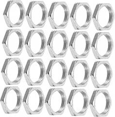 100pcs Carbon Steel Hexagon Nuts Thin Profile Fine Thread Fasteners for Electronic Devices Secure Hardware for Equipment Compatible with Various Thread Tubes