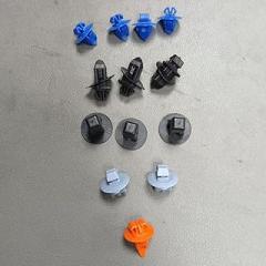 5 pc/Set 1 Pack of 5) Right Rear Door Anti-Collision Strip Buckle 75397-55555 7539755555 Compatible with RZJ120 GRJ120 CAIJUN-AUTO