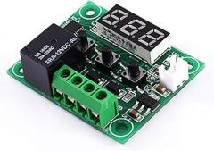Respicefinem Digital Temperature Controller W1209 DC 12V Blue Display Thermostat (-50°C to 110°C) Waterproof Case Electronic Temp Control Module with Switch