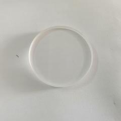 5Pcs Total Transparent Quartz Window Glass Size Diameter 50mm and 6mm Thickness