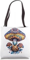 Fantastic festival thoughts Mushroom. Festival. Electronic music. Tote Bag