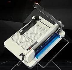 McbeAn Heavy Duty A4 Paper Cutter, Guillotine Paper Trimmer with Built-in Clamp, Paper Cutting Thickness: 40mm, Uniform Pressure, for Home Office Business