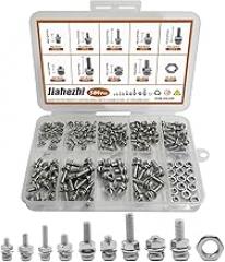 584 Pcs Metric Screw Assortment Kit, M2, M2.5, M3, M4, M5 Stainless Steel Nuts and Bolts for Electronic Repairs & Fastening and DIY Hardware Projects