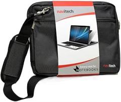 Navitech Black Premium Messenger/Carry Bag Compatible With Samsung Electronics XE500C13 Chromebook 3 2GB RAM 16GB SSD Laptop, 11.6
