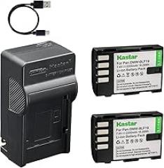 Kastar 2-Pack Battery and AC & USB-C Charger, Compatible with Panasonic DMW-BLF19 DMW-BLF19E DMW-BLF19PP GH3 GH3A GH3GK GH3H GH4 GH4A GH4H GH5 GH5S G9, Sigma SD Quattro SD Quattro H BP-61 PG-41 Grip