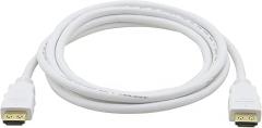 Kramer Electronics C-MHM/MHM Flexible High-Speed HDMI Cable with Ethernet, 2', White