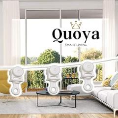 Quoya Smart Curtain Track- Wave Curtain Set (Suitable for up to 275inches Track) (for QL500 ONLY, NOT Suitable for QL600/AT5810/BL01/SW01)