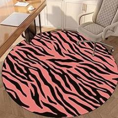 Drum Rug Floor Protection Mat for Hard Floors, Round Office Chair Gaming Chair Mat, Non-Slip Protective Mat, Office Chair for Hardwood, Laminate, Tiled Floors-I||80CM